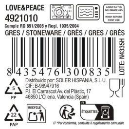 Taza de Café Expreso Love&Peace 90 cc - Inde (36 Unidades) Taza de Café Expreso Love&Peace 90 cc - Inde (36 Unidades)