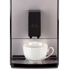 MELITTA E950-666 - Cafetera automática Solo Pure Silver - 1400W - 3 niveles de intensidad - Recipiente para granos de 125g