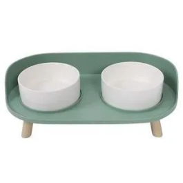 M Pets Cuenco Doble Elevado PET6953182738589 - 2x50 ml