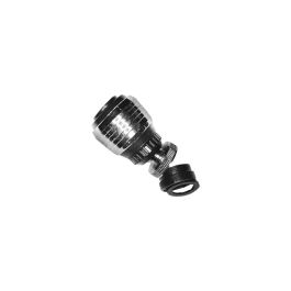 Metaltex Atomizador de grifo 2 funciones chorro-ducha cromado 5,5 cm plástico ABS