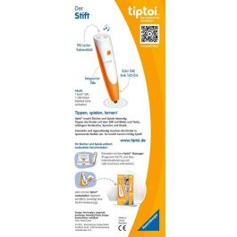 Ravensburger Der Stift'22 Lápiz de aprendizaje tiptoi Naranja/Blanco para niños desde 2 años