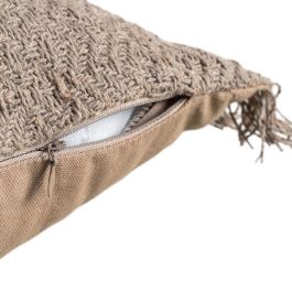 Cojín Marrón Algodón-Poliéster 30 X 50 cm