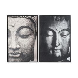 Cuadro Oriental DKD Home Decor Gris Negro 4.5 x 93 x 62.5 cm (2 Unidades) Precio: 45.5565. SKU: S3028188