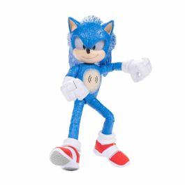 JAKKS PACIFIC Figura Sonic Interactiva La Película Sonic 3 35cm Electrificada con Sonidos