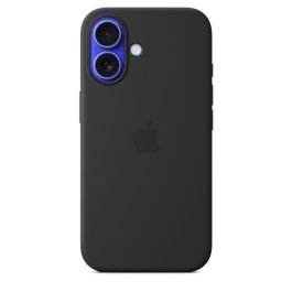 APPLE iPhone 16 - Funda de silicona con MagSafe - Negra APPLE iPhone 16 - Funda de silicona con MagSafe - Negra