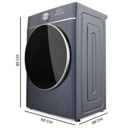 Cecotec Lavadora 8 kg 1400 rpm Bolero DressCode 8800 Inverter Azul acero inoxidable