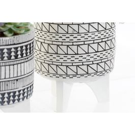 DKD Home Decor Planta Cactus Multicolor Estilo Boho 11 x 21 x 11 cm (2 Unidades)