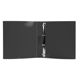 Liderpapel Carpeta 4 anillas 25 mm Polipropileno DIN A4 Negro Opaco