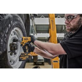DeWALT DCF891NT-XJ Atornillador de Impacto 1/2" 18V con Batería, Par 800-1100 Nm, Amarillo
