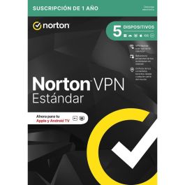 Norton VPN Standard Es 1 Usuario 5 Dispositivos 12 Meses VPN para Navegación Segura y Privada Precio: 30.8429. SKU: B1KNBNZV8F