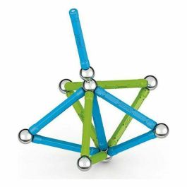 Geomag EcoFriendly 25 Piezas Color - Kit de Construcción Magnética 2D y 3D con Plástico Reciclado para Niños A partir de 3 Años