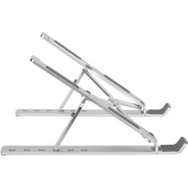 Targus AWE810GL Soporte de Aluminio para ordenador portátil, compatible con pantallas de 10 a 15.6 pulgadas, Plegable y con 6 ajustes de altura.