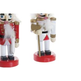 Figura Navidad Fantasia DKD Home Decor Rojo Azul 3 x 10 x 3 cm (4 Unidades) Figura Navidad Fantasia DKD Home Decor Rojo Azul 3 x 10 x 3 cm (4 Unidades)