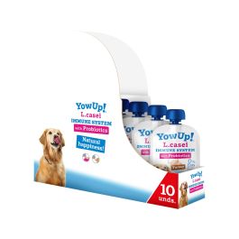 Yowup L.Casei Pavo, lácteo fermentado para perro, mejora sistema inmunitario y digestivo, 115g (Pack de 10 unidades)