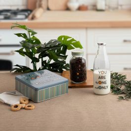 Caja Acero Carbono Energy Quid 20x20x7 cm