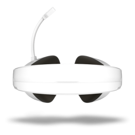 KROM Auriculares Gaming Alámbrico Diadema Kopa PRO Blanco Micrófono Omnidireccional Sonido Estéreo 50mm Compatibilidad Multiplataforma