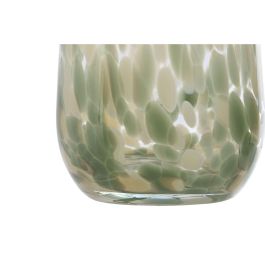 Jarron Moderno DKD Home Decor Verde Crema 12.5 x 30 x 12.5 cm