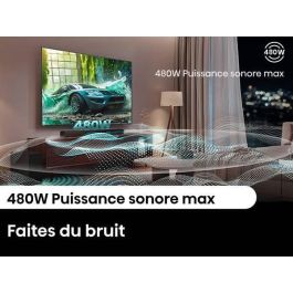 Hisense HS3100 Barra de Sonido 3.1 Canales 480W Negro con Subwoofer Inalambrico