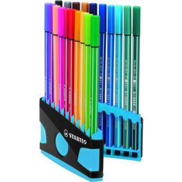 Stabilo Rotulador Pen 68 Colores Surtidos Estuche Parade Antracita-Azul 20 Ud Precio: 18.49999976. SKU: S8417673