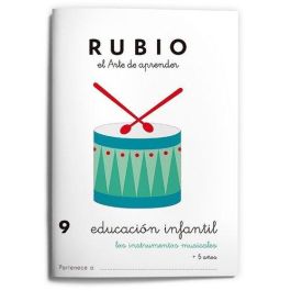 Cuaderno Rubio A5 Educacion Infantil Nº 9 - Instrumentos Musicales (+5 Años) (Set de 10) Precio: 12.68999992. SKU: B1JKE6EZBE