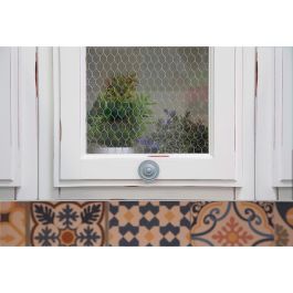 Rei 3110 - Blister con 4 pomos redondos para mueble en zamak, acabado gris ceniza, Ø35mm Rei 3110 - Blister con 4 pomos redondos para mueble en zamak, acabado gris ceniza, Ø35mm