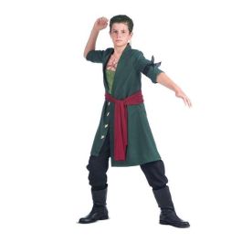 My Other Me Disfraz Roronoa Zoro Crema para el Pelo, Pendientes, Chaqueta, Pañuelo, Fajín y Pantalón Talla 10-12 Años