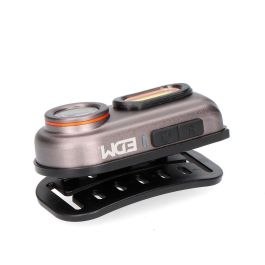 Edm Linterna Frontal Recargable USB 2 Leds 5W 400lm y 3W 100lm, Aluminio, Incluye Cable Micro USB y Cinta Ajustable