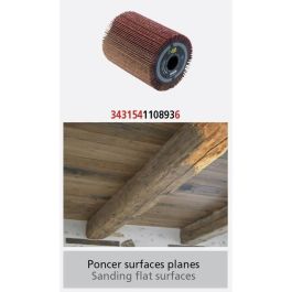 Fartools Cepillo Abrasivo de Láminas Ø80mm L 100mm para Lijar Madera, Metal, Superficies Planas. Compatible con Renovador Compacto REX80 Fartools Cepillo Abrasivo de Láminas Ø80mm L 100mm para Lijar Madera, Metal, Superficies Planas. Compatible con Renovador Compacto REX80
