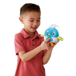 Peluche interactivo lolibirds lolito azul con voz y grabadora. 17,5x11,6x19,1 cm