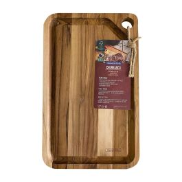 Tramontina Tabla para cortar y servir 40 x 23,3 x 1,8 cm Rectangular Madera de Teca