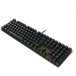 Cherry KC 200 MX Teclado con cable – MX2A BROWN Switch, Teclas MX2A BROWN, Disposición DE, Color negro/bronce