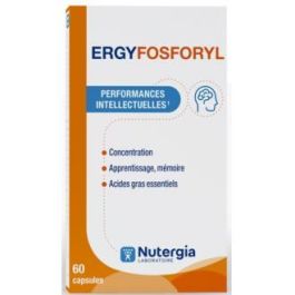 Nutergia Ergyfosforyl 60 Perlas - Apoyo al Funcionamiento Cerebral, Memoria y Concentración con Omega 3 y Vitaminas B Precio: 30.5000003. SKU: B1JMMVSJ5A