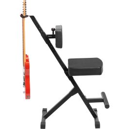 FRAMEWORKS Taburete Deluxe Ajustable Con Soporte Para Guitarra