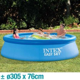 Piscina redonda easy set con depuradora de cartucho capacidad 3853 litros 305x76cm