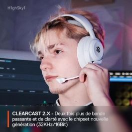 Auriculares inalámbricos para juegos - STEELSERIES - Arctis Nova 5 - Blanco