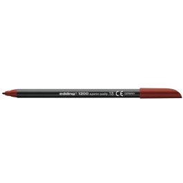 Edding Rotulador 1200 Punta Fina Marrón Oscuro 1mm Tinta Base Agua