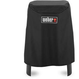 Weber 7198 Funda Protectora Premium Negra para Barbacoas Eléctricas Lumin / Lumin Compact con Soporte