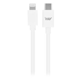 TNB WAY - Cable de carga y sincronización Lightning / USB-C de 1 m - Blanco Precio: 5.89000049. SKU: B1GBGKXXFX