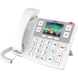 Fanvil X305 Teléfono IP Blanco con 2 líneas, pantalla LCD 3.5", WiFi, Bluetooth 4.2 y PoE