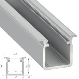 Perfíl Aluminio Tipo G 2,02M Perfíl Aluminio Tipo G 2,02M