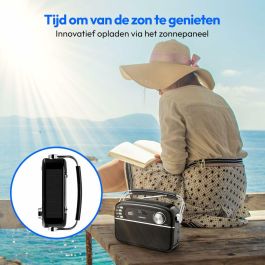 Medion MED1717419457599 Radio Retro DAB/FM Mono 2,5 W RMS Negra