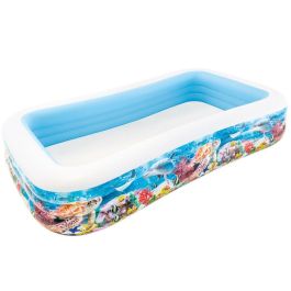 Piscina Hinchable para Niños Intex Tropical 1020 L 305 x 56 x 183 cm (2 Unidades)