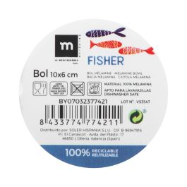 Bol de melamina brillo Fisher 10x6 cm - La Mediterranea (24 Unidades) Bol de melamina brillo Fisher 10x6 cm - La Mediterranea (24 Unidades)