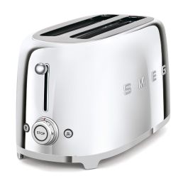 Smeg TSF02SSEU Tostadora 2X4 50's Style Cromo