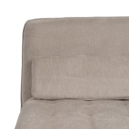 Chaise-Lounger Taupe Tejido-Metal 168 X 90 X 82 cm