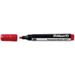 Rotulador Permanente Pelikan 407 F Rojo (Set de 10) Precio: 10.2245. SKU: B13H9X455D