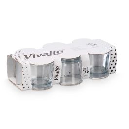 Set 6 Vasos Chupito 40 ml Vidrio Transparente - Vivalto (12 Unidades) Set 6 Vasos Chupito 40 ml Vidrio Transparente - Vivalto (12 Unidades)