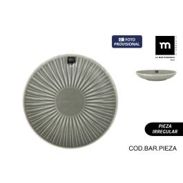 La Mediterranea Plato Hondo Aisa, 21 cm de diámetro, 4 cm de alto, 522 g, porcelana (12 Unidades) Precio: 54.79000032. SKU: B1J2GA2FEJ