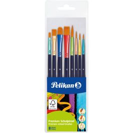 Pelikan PI8/PB Juego de pinceles sintéticos, surtido de 8 piezas para escolares, con mango de madera FSC Precio: 25.4999998. SKU: B1JNHS2CM8