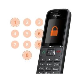 Gigaset S700H Pro Teléfono DECT Inalámbrico con Altavoz, Identificador de Llamadas y Pantalla TFT a Color, Antracita